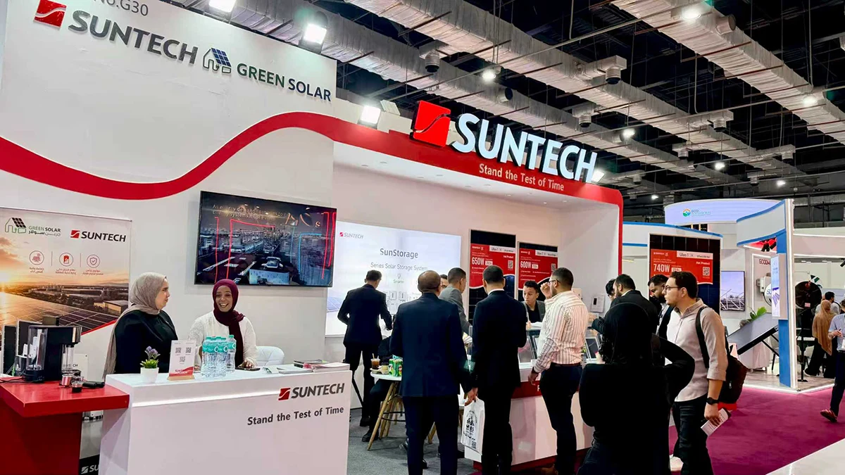 Suntech Showcases PV and Storage Solutions at Solar & Storage Live Egypt, Supporting North Africa’s Energy Transition